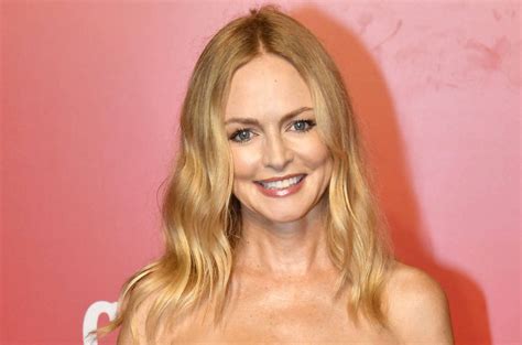 Heather Graham, 53, Sizzles in Black Bikini During。